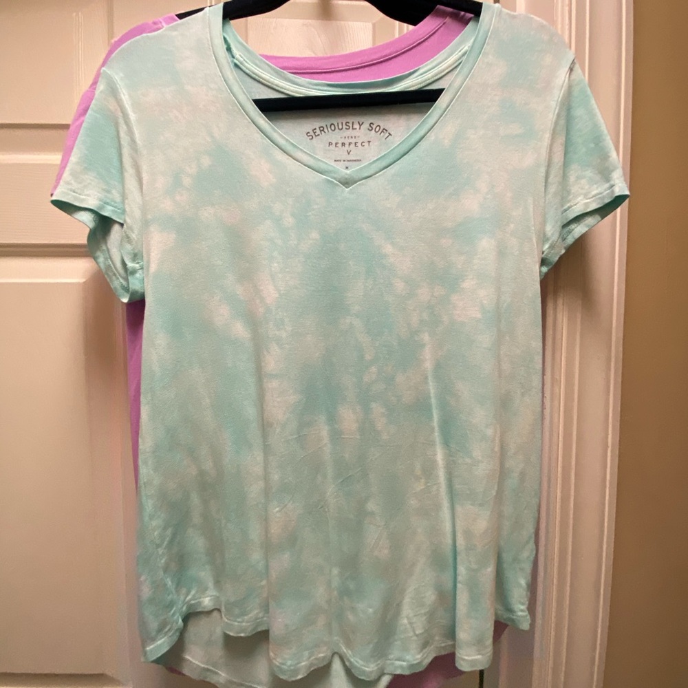 Seriously Soft Perfect V T-Shirt - Aero